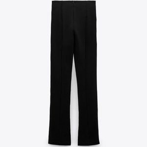 ZARA XS High-rise Leggings with Front Slit